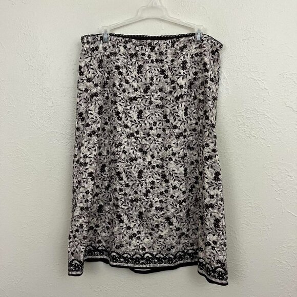 y2k floral boho girly granola whimsygoth midi skirt - Picture 2 of 8